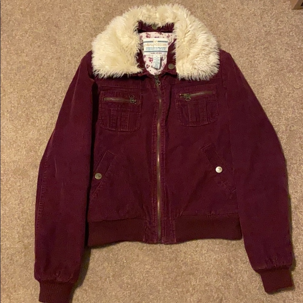 Women’s Aeropostale corduroy bomber jacket